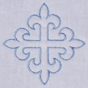 open greek linens embroidery design altar linens